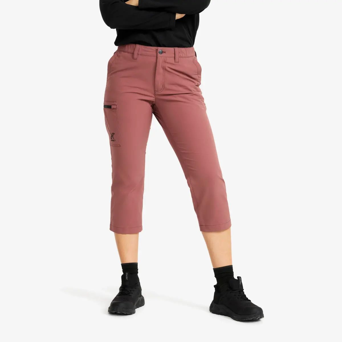 Adventure 3/4 stretchbyxor för damer Vintage Rose