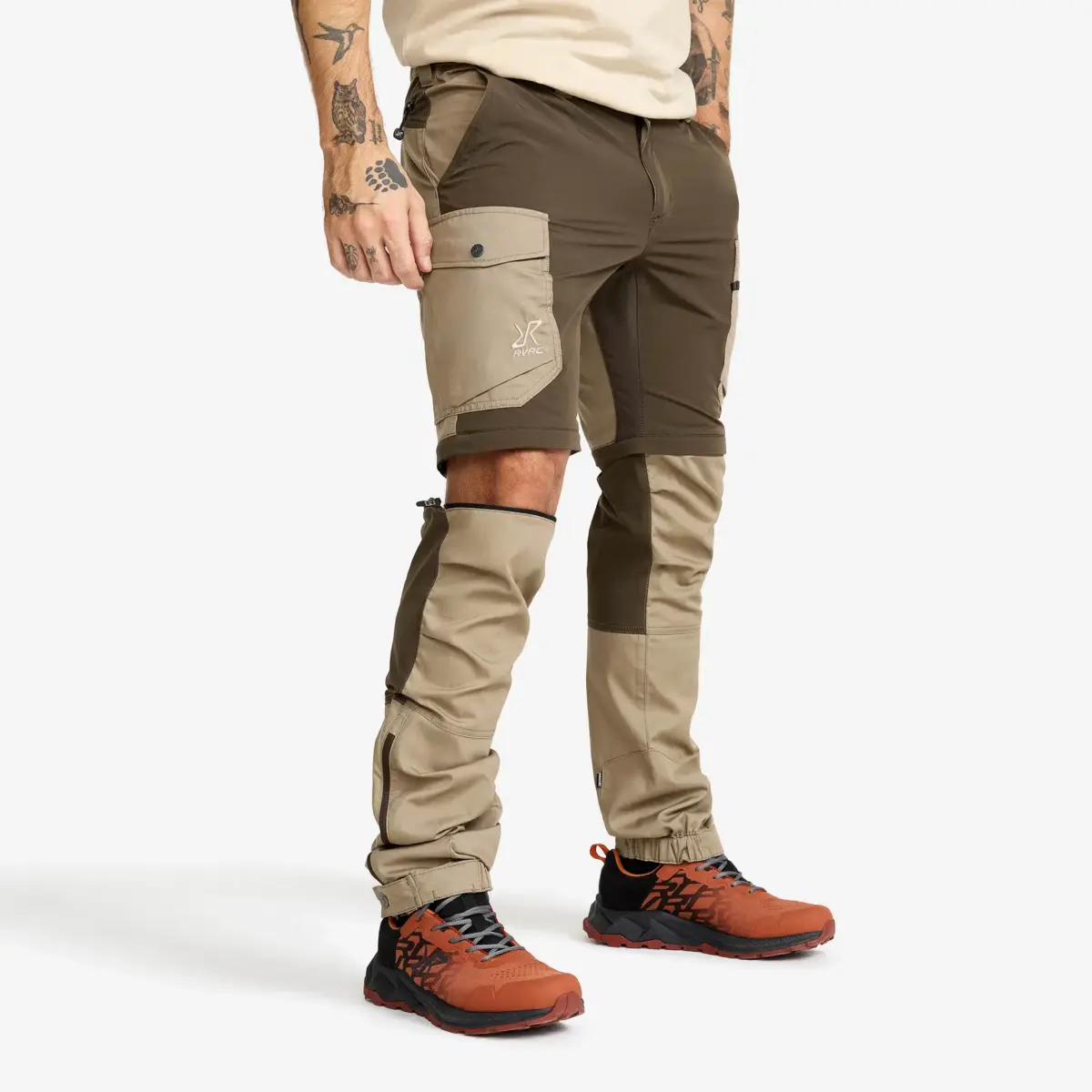 Rambler Lightweight Zip-off Pants Men Mud/Brindle